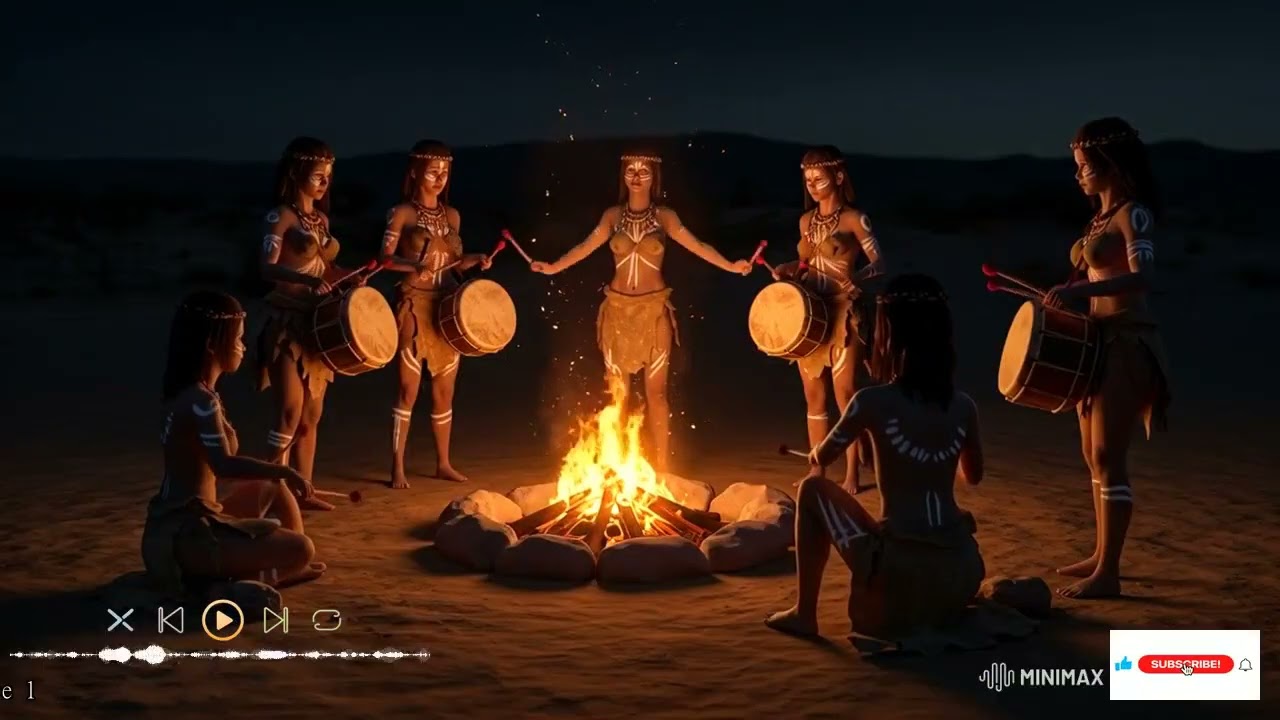 Ecos Ancestrales Que Despiertan El Fuego Interior En Un Trance Profundo Sin Palabras