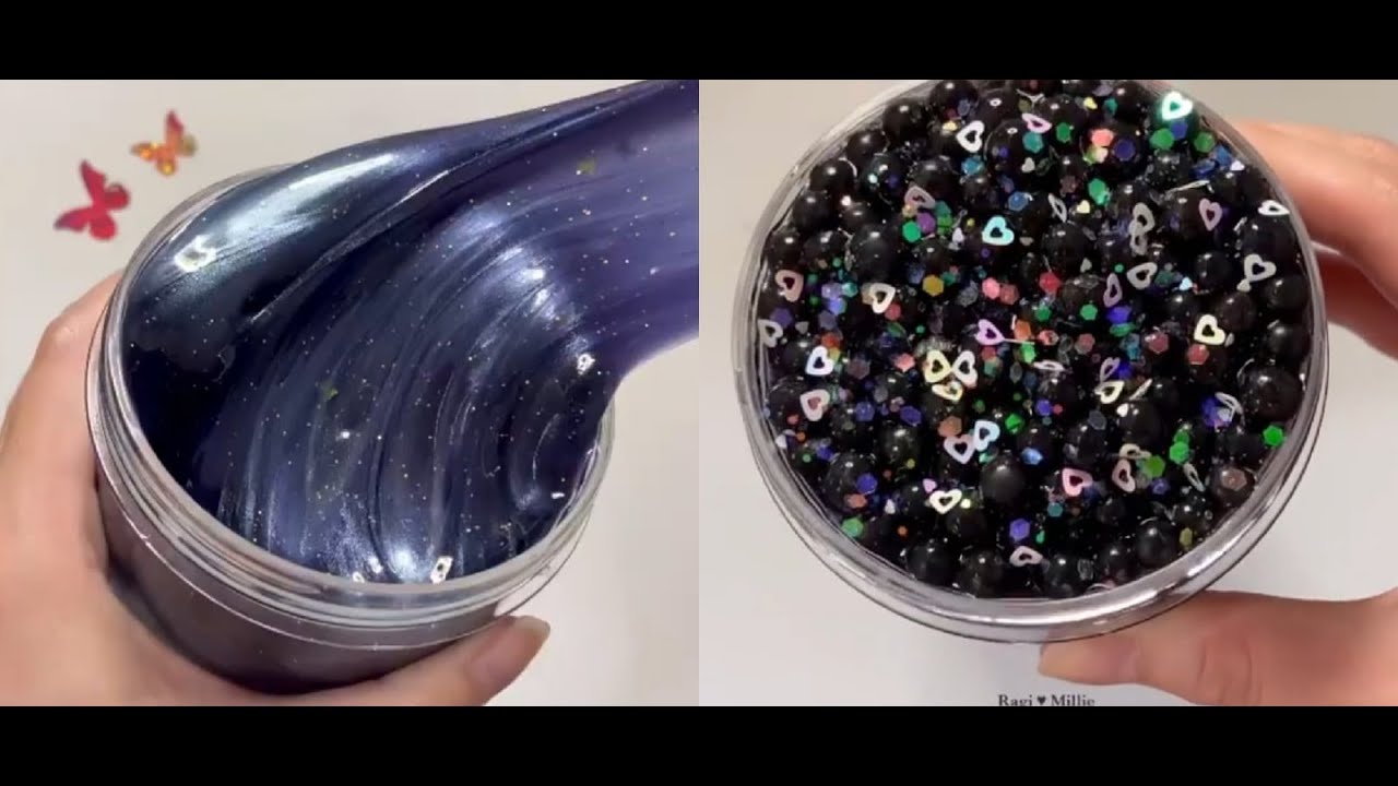 Satisfying Video | Satisfying Slime | Black or White Slime | Slime ASMR Video | Slime Storytime!