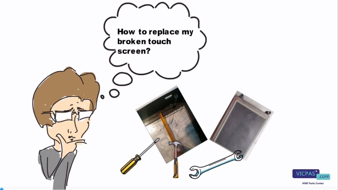 How to quickly replace the broken HMI touch screen: six steps to repair touch screen