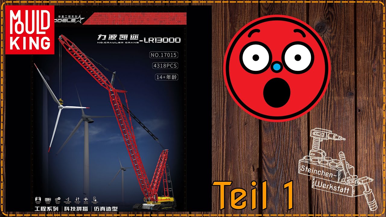 Ein wahrer Riese | MouldKing | 17015 | LR 13000 | Liebherr | Crawler Crane