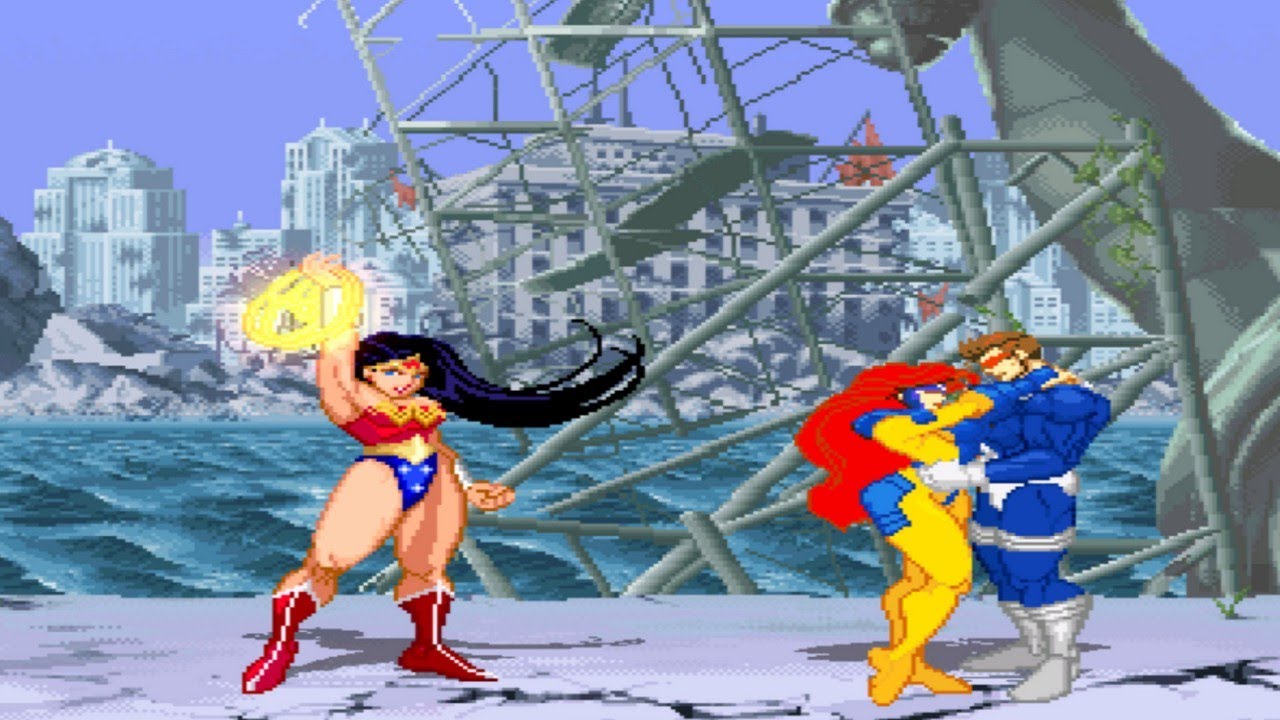 JEAN GREY vs WONDER WOMAN - Super Epic Fight⚡Marvel vs DC Mugen Comics Battle Tribute 2024