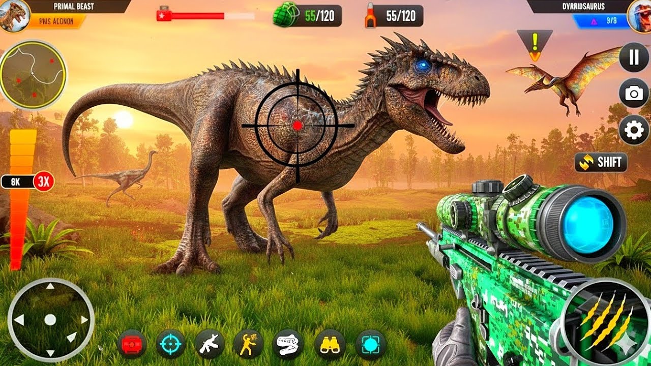 Wild Animal Hunter 3D: Epic Dinosaur Hunting Adventure 🦖🥸|New 2026 Update Gameplay #29