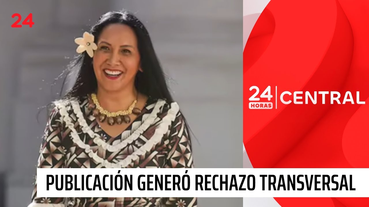 Publicaci&oacute;n de embajadora provoca rechazo transversal | 24 Horas TVN Chile