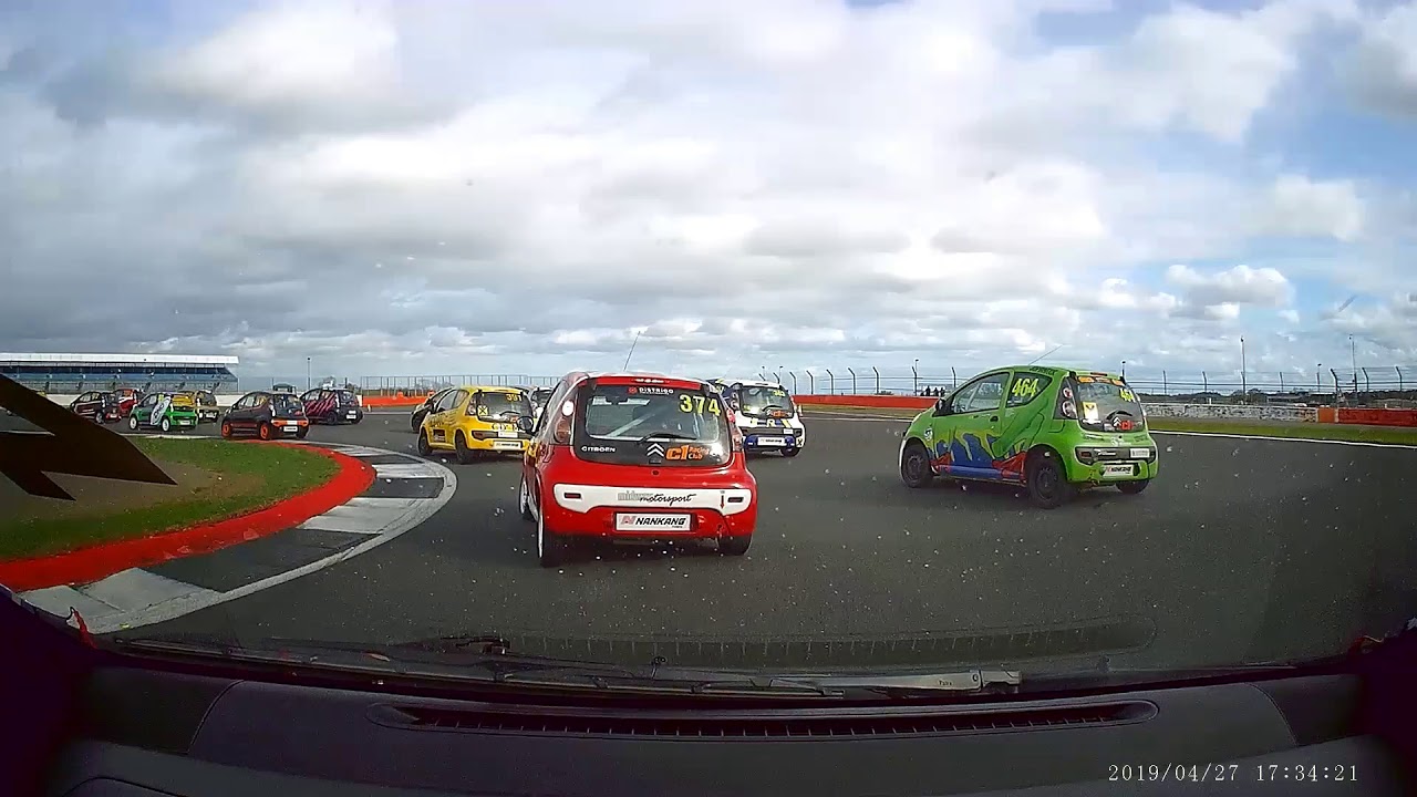 Citroen C1 Racing - Silverstone 24h - April 2019 - the first 2 laps from P66