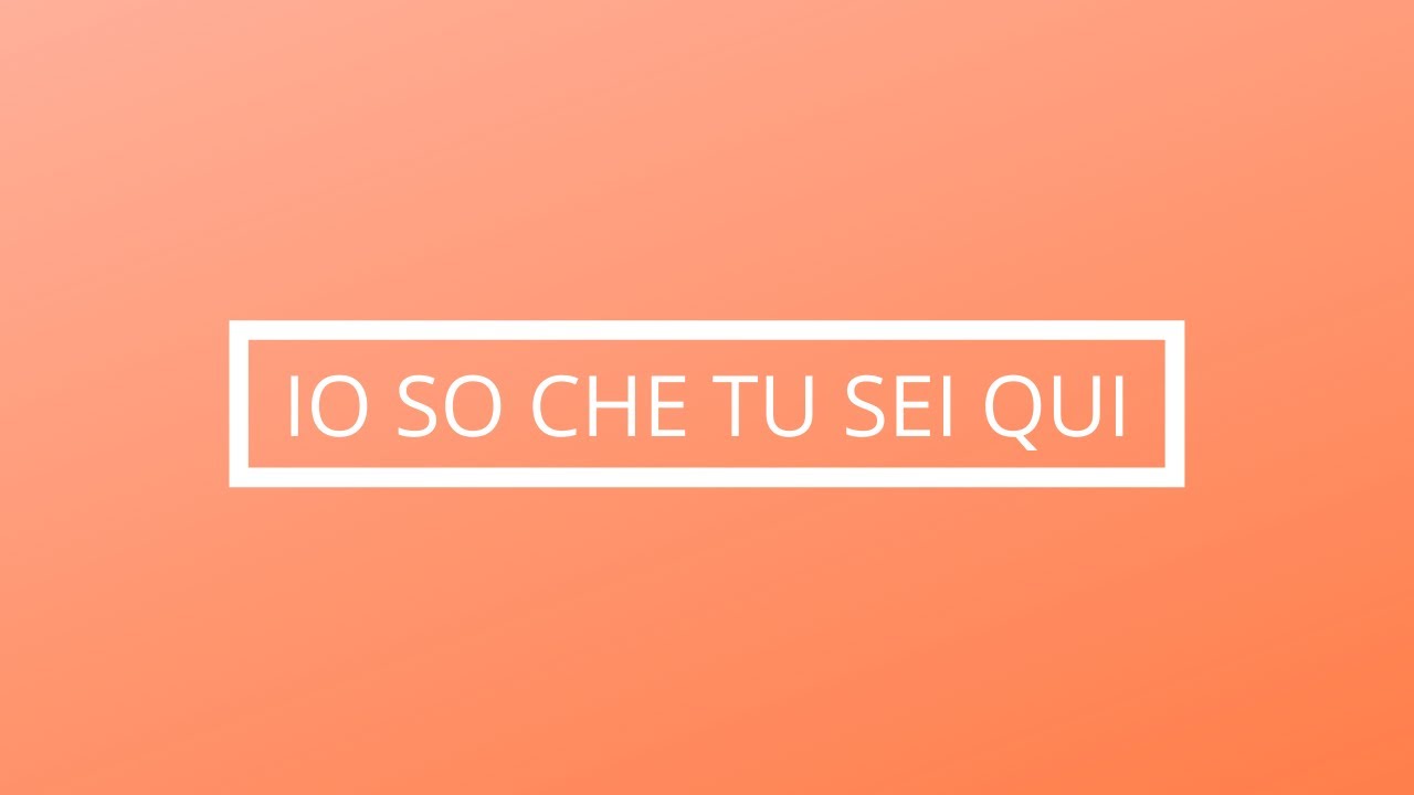 Io so che tu sei qui - Marcel Simon Rodriguez