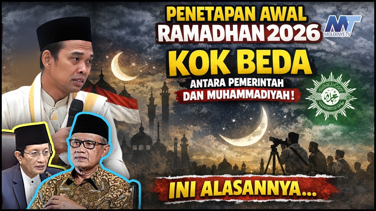 Mengapa NU dan Muhammadiyah Penetapan Awal Awal Puasa Berbeda! Ini Alasannya | Ustadz Abdul Somad
