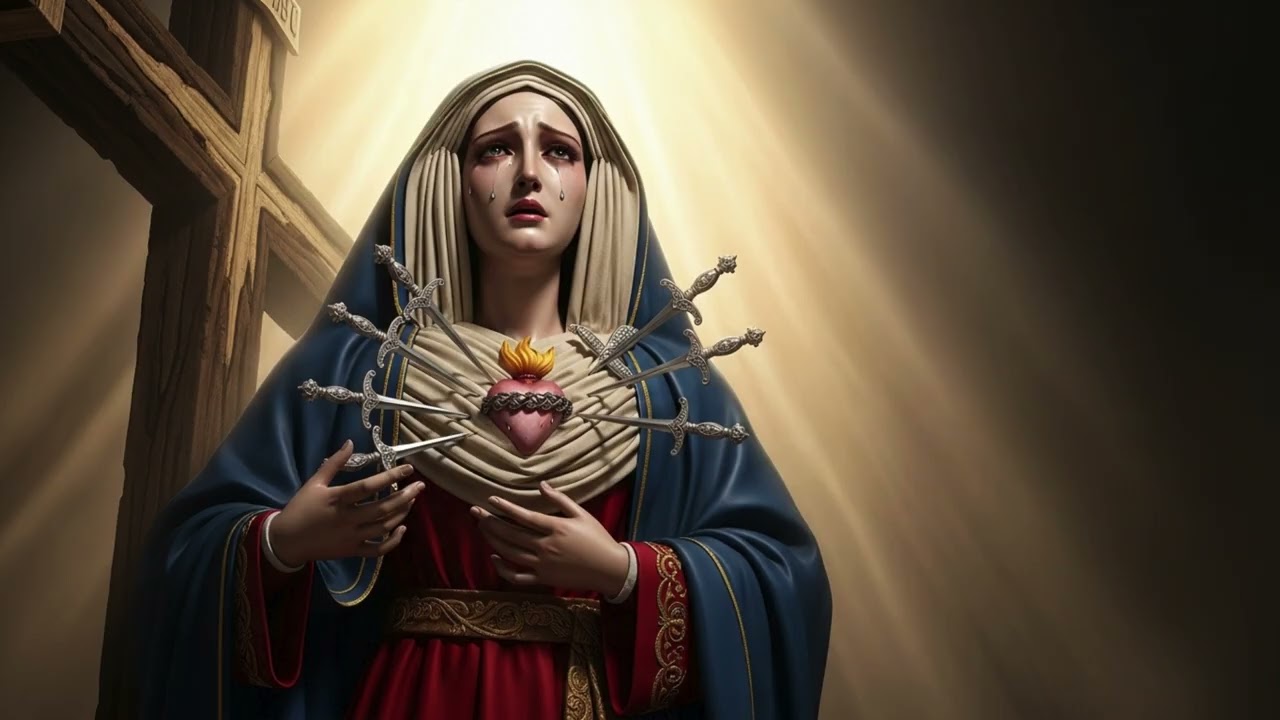 Neuvaine à Notre-Dame des 7 Douleurs | Prière puissante à Marie dans la souffrance | jour 1