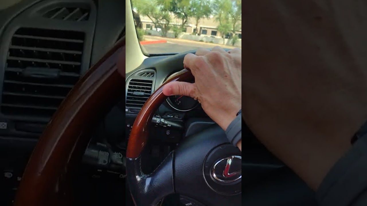 2004 Lexus SC430 Indigo Blue running 