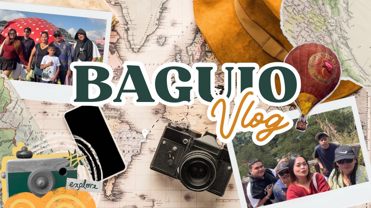 My BAGUIO Vlog 🍓🌱| 2D1N DIY Trip w/ My Family ☺️