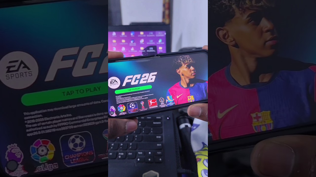 Play Real FC 26 ANDROID OFFLINE! #fifa #fcmobile #fc26 #smartphone #games #gaming #fyp