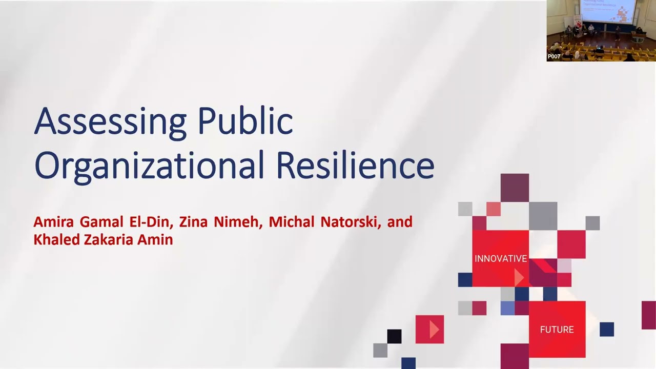 AMEPPA Session: Resilience in Policymaking and Administration