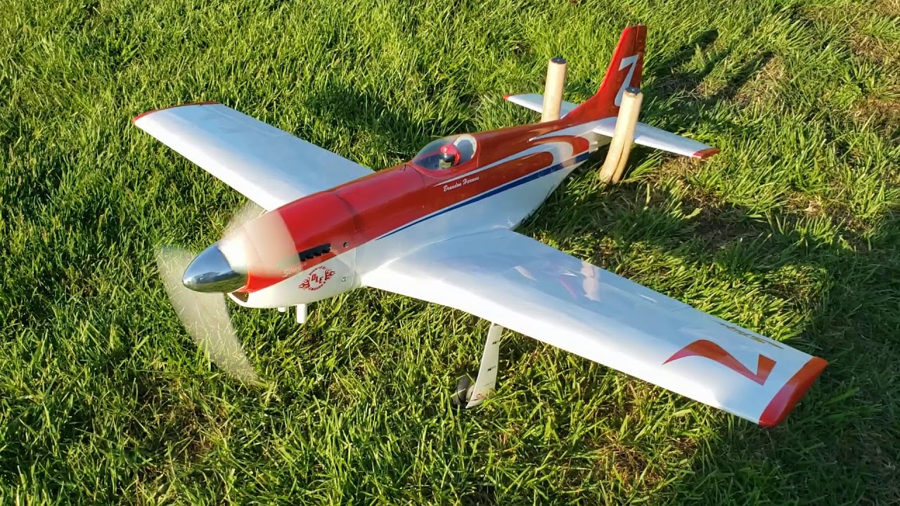 Strega P51 Engine Test. DLE 35RA 32:1 Stihl Ultra 18x10 Xoar