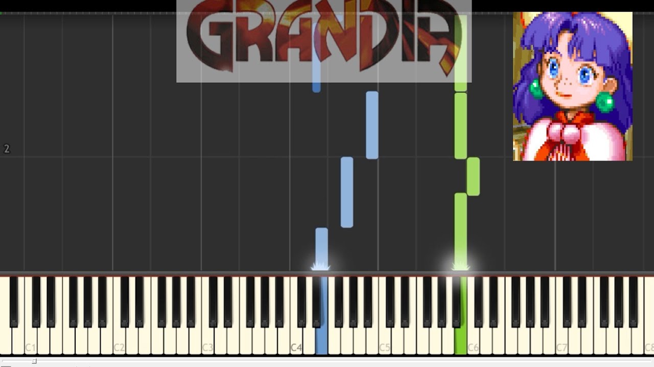 Grandia - Farewell to Sue [Piano Cover Synthesia Tutorial]