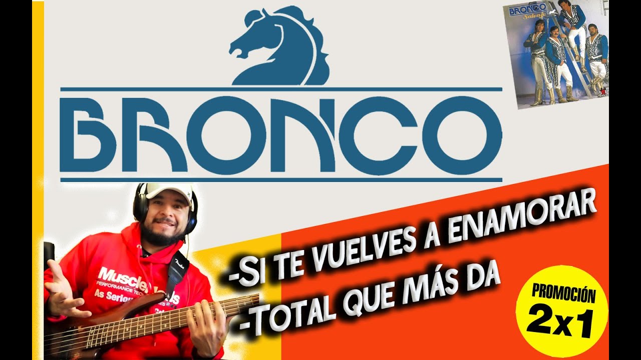 Como tocar ||BRONCO || 2 TUTORIALES || BAJO ELÉCTRICO