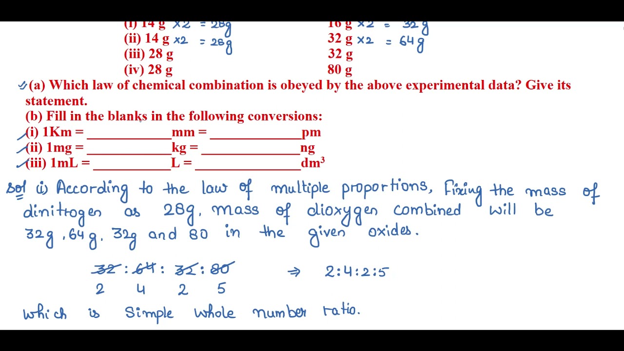 The following data are obtained when dinitrogen and dioxygen react together to form diff. compound
