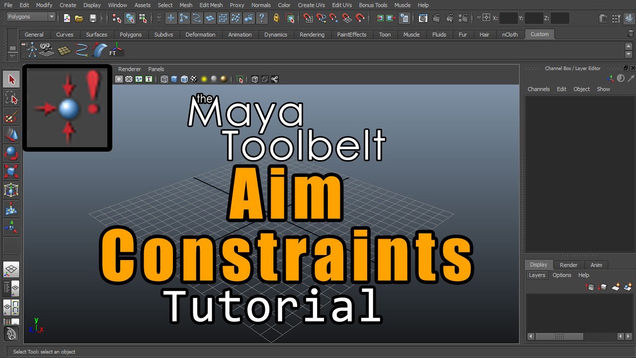 The Maya Toolbelt - Aim Constraints