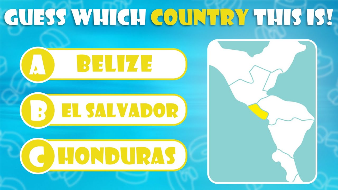 Country Border Quiz 🌍🗺️ : Can You Identify Them All?