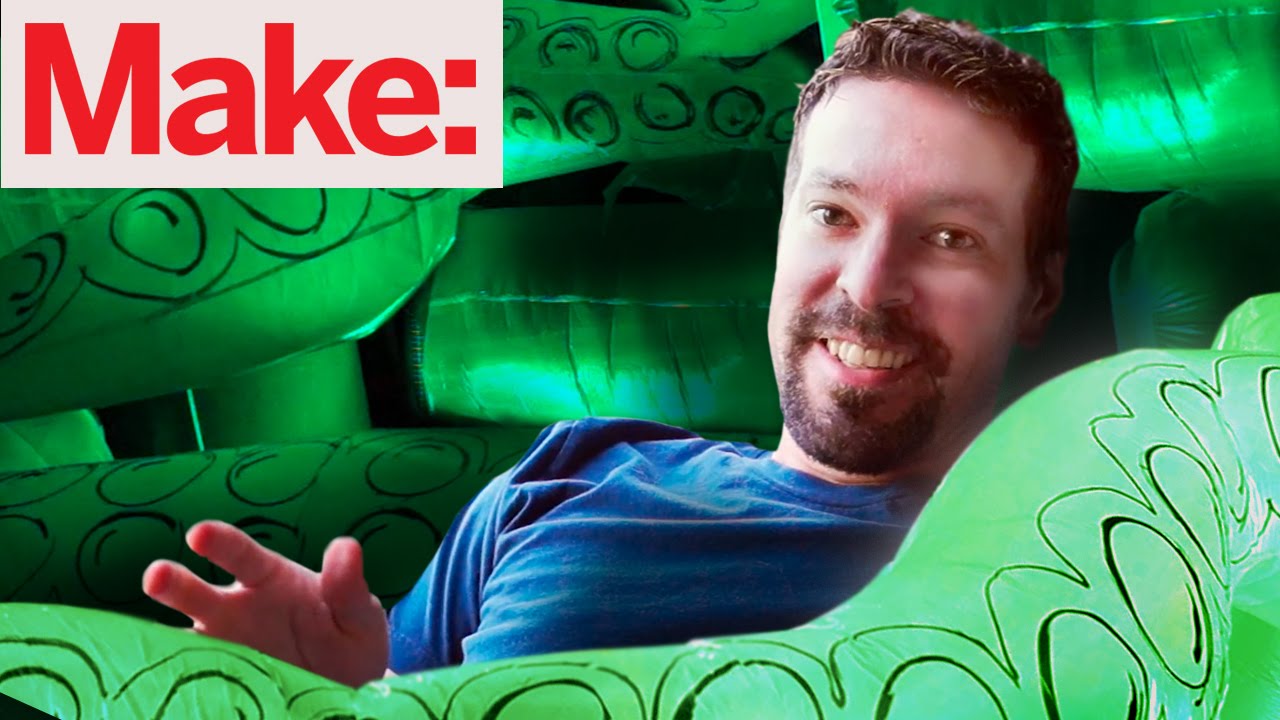 Make Giant Inflatable Halloween Tentacles: Controlled Chaos with Caleb