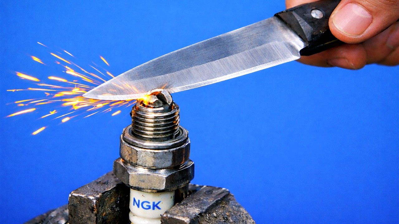 Once You Know This Secret, You'll Never Throw Away Old Spark Plugs Again! DIY Smart