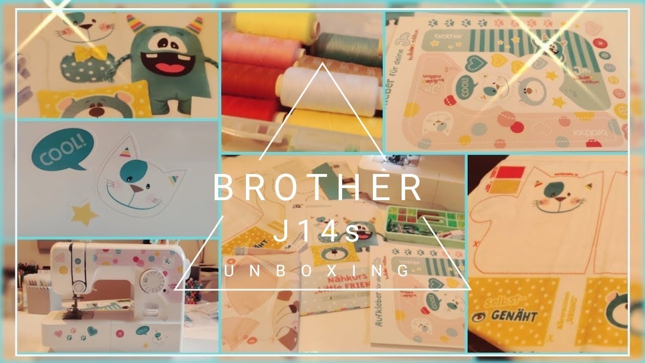 Brother J14s Kullaloo Edition Unboxing #nähenfüranfänger  #kreativ #kinderfreundlich