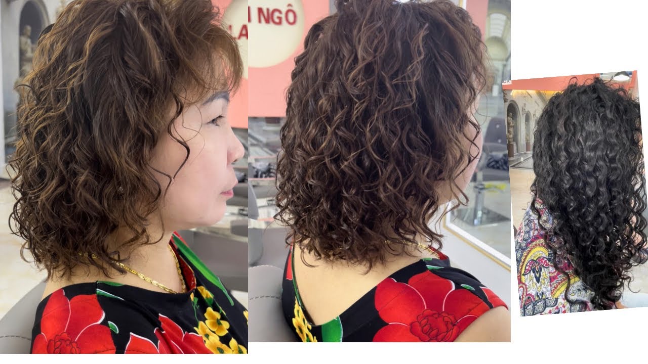 uốn xoăn mì tôm , bằng thuốc uốn lạnh / 0772313943