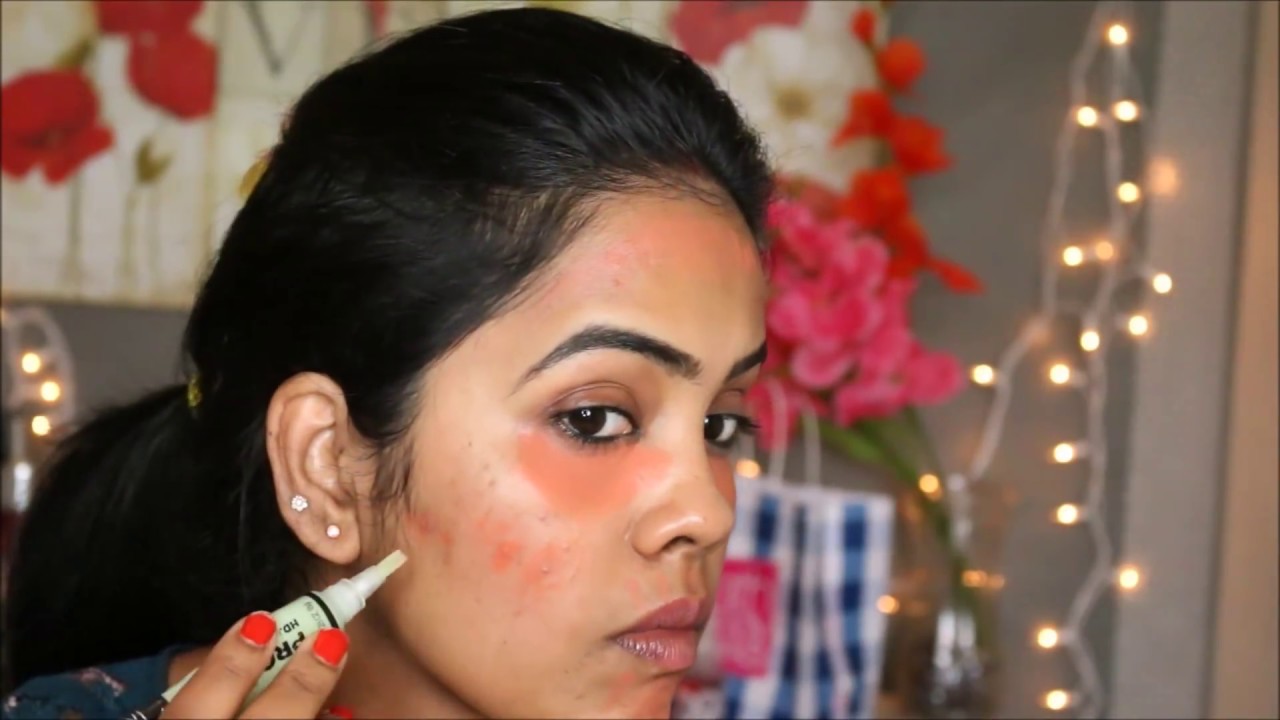 Color Correction to get Flawless skin/L.A. Girl HD Pro Concealer/Indian Uneven Skin