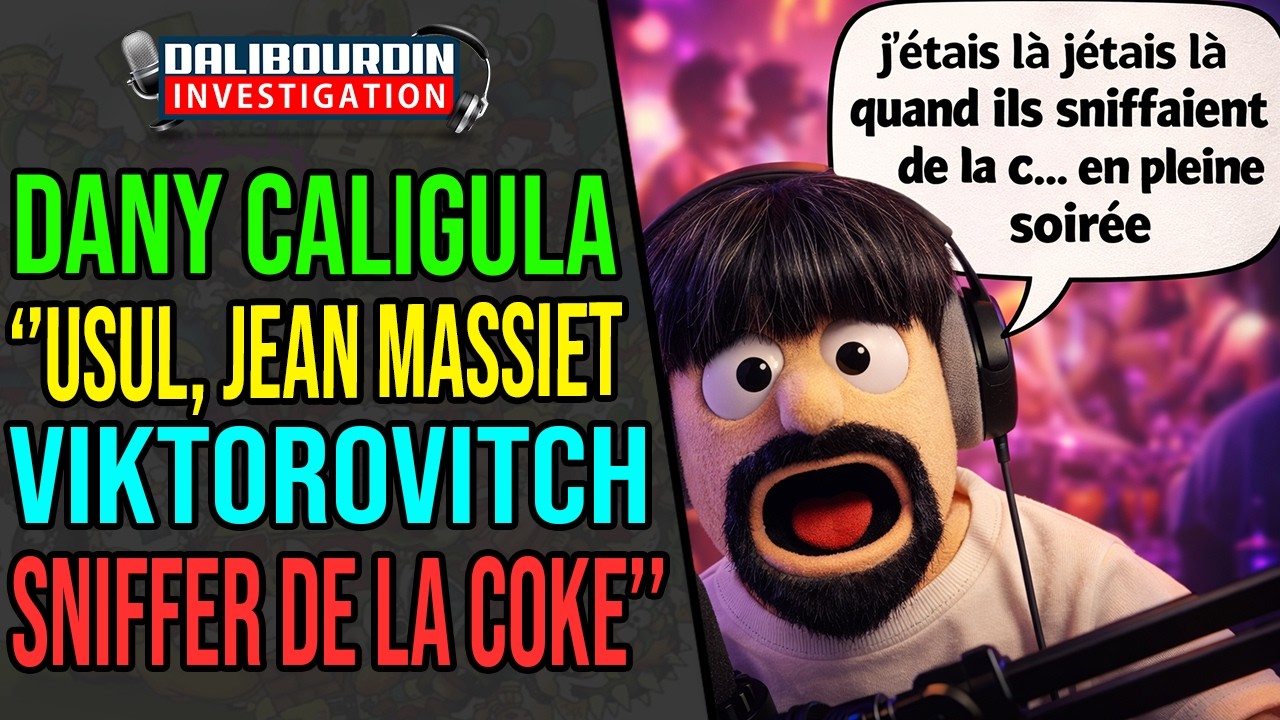 DANY CALIGULA REVELE QUE USUL, JEAN MASSIET, VIKTOROVITCH SNIFFAIT DE LA COK... AVEC LUI EN SOIRÉE