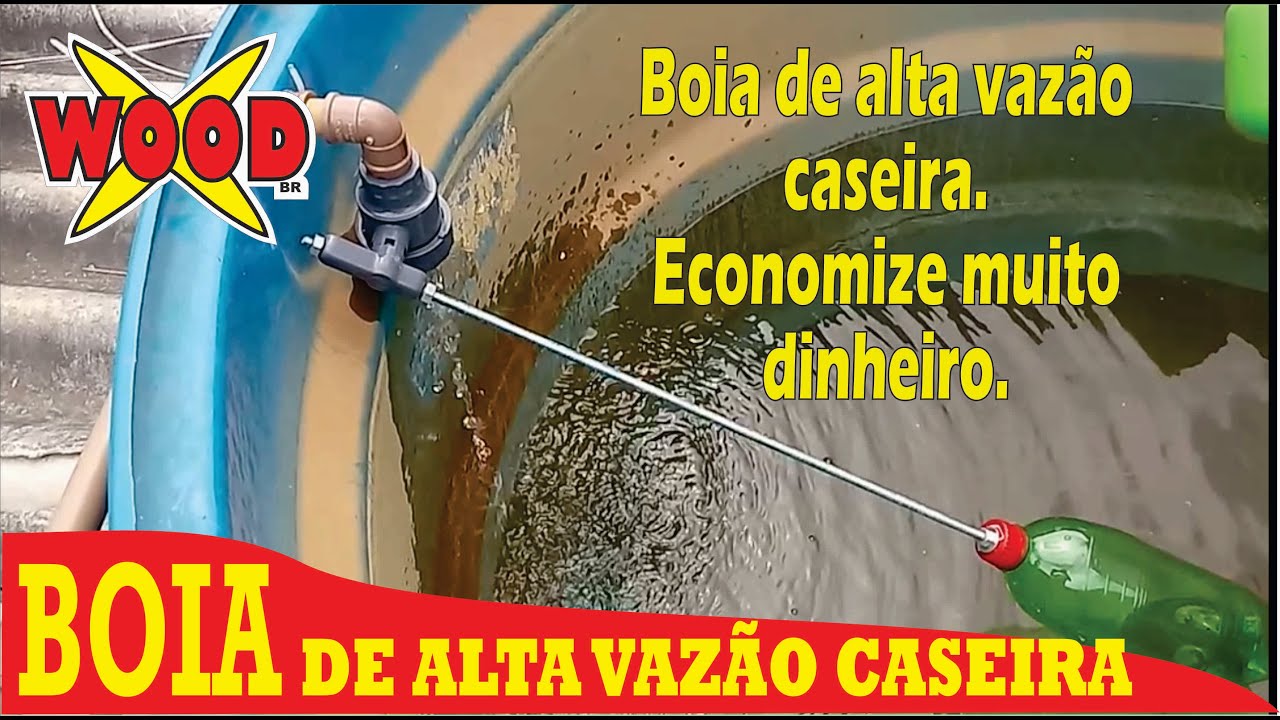 BOIA DE ALTA VAZÃO CASEIRA #FACIL #DIY FAÇA VOCÊ MESMO