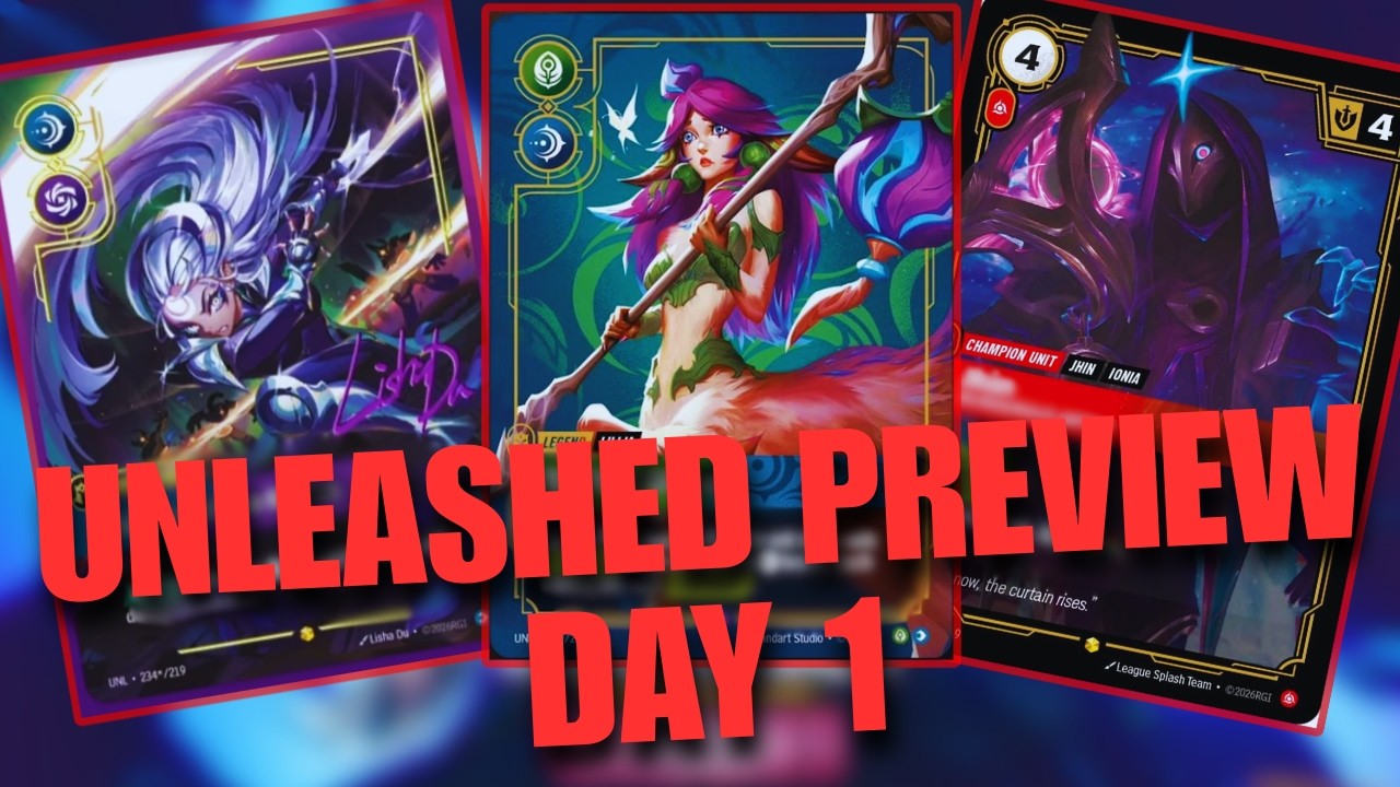 Riftbound Unleashed Day 1 Preview - THESE CARDS ARE INSANE!