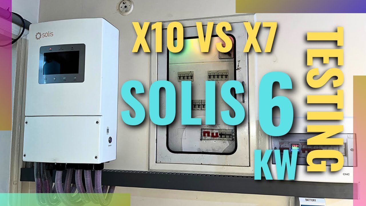 SOLIS 6KW INSTALLATION LIVE COMPARISON HIMOX10 MONO / HIMO X7 BIFACIAL
