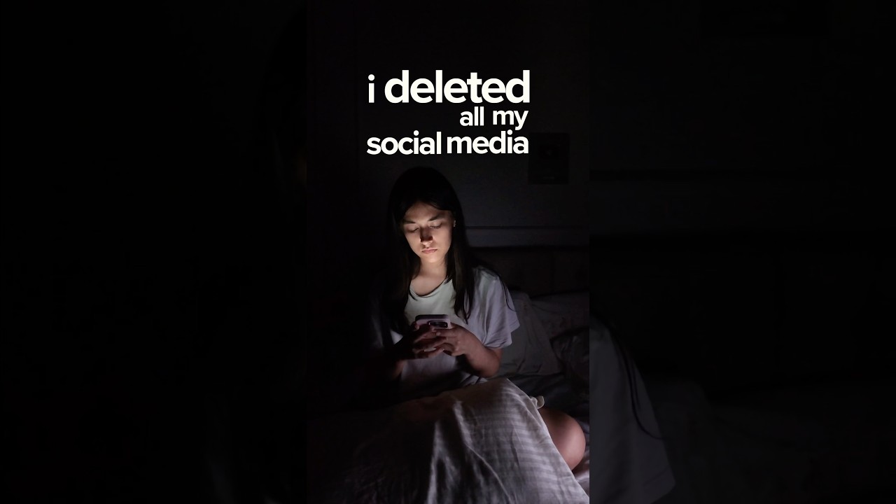 I DELETED SOCIAL MEDIA FOR A WEEK&hellip;‼️⭐️ #socialmedia