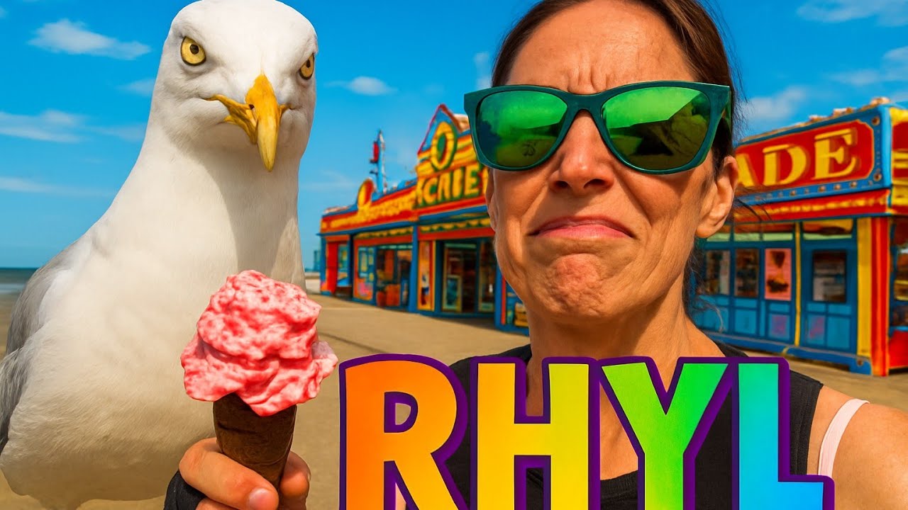 Prestatyn and Rhyl Beach - Arcade tour Bank Holiday weekend 