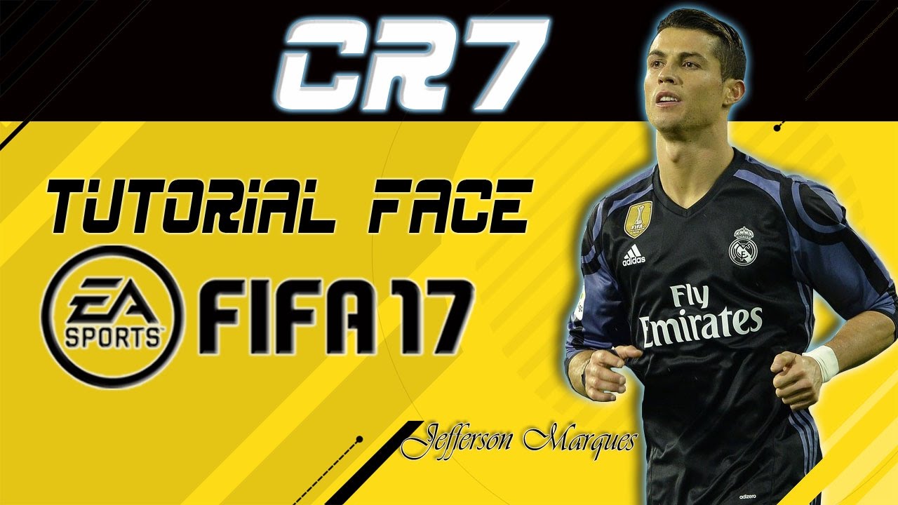 Cristiano Ronaldo Face FIFA 17 Tutorial Pro Lookalike