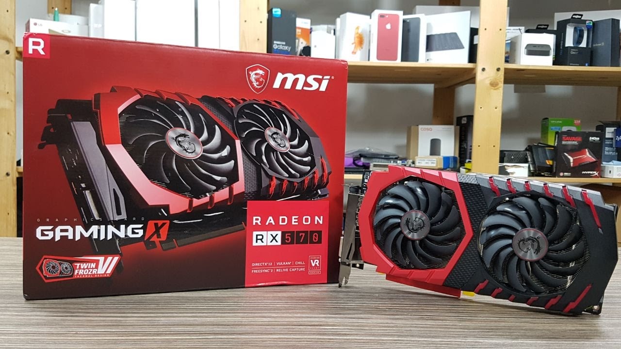 MSI Radeon RX 570 GamingX kutusundan çıkıyor!