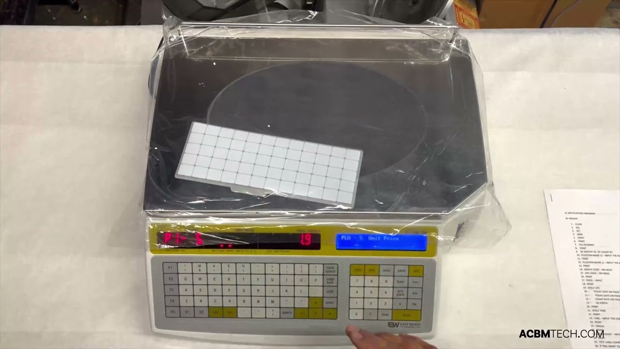 저울에 아이템 무게단위로 입력 ,조정하기 (Korean Dub) | Easy Weigh LS-100