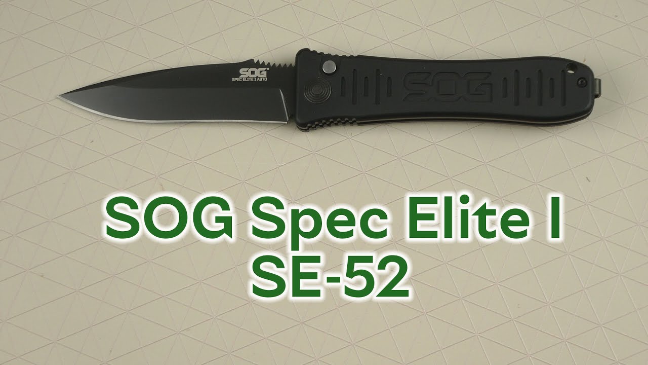 Розпаковка SOG Spec Elite I SE-52