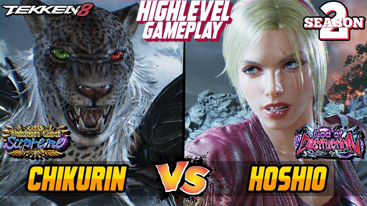Tekken 8 &ndash; CHIKURIN (ARMOR KING) vs Hoshio (LIDIA) &ndash; T8 SEASON 2 High Level Gameplay!