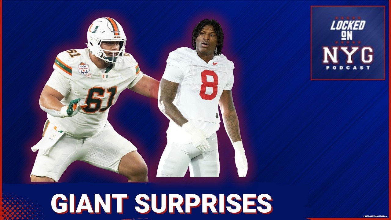 New York Giants Find Surprises in Round 1 of 2026 Draft