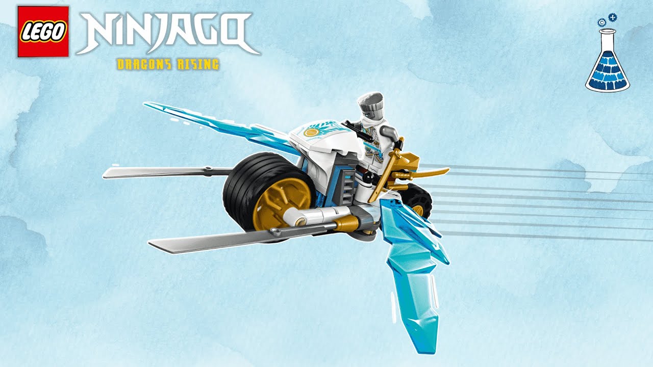 2024 Zane's Ice Motorcycle | LEGO Ninjago Dragons Rising Set 71816 Speed Build