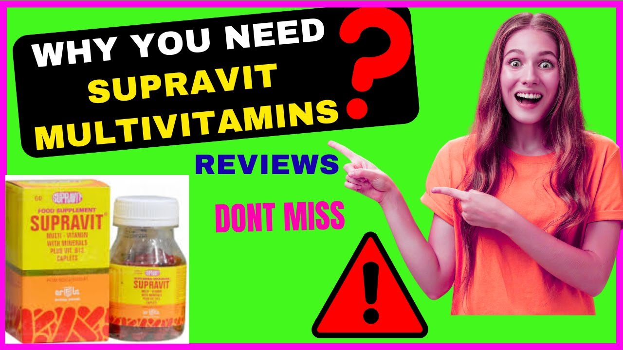 Watch Supravit Multivitamin Tablet Reviews: Benefits & Side Effects Explained