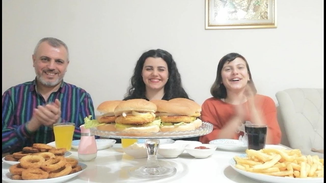 1000 ABONE ÖZEL KUTLAMA | HAMBURGER MUKBANG |