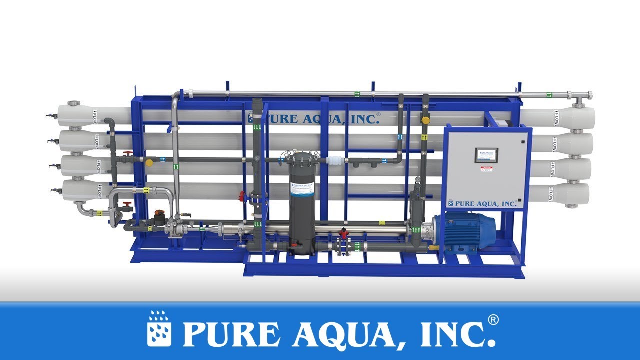 Industrial Seawater Reverse Osmosis Desalination Systems | Made in USA by Pure Aqua, Inc.
