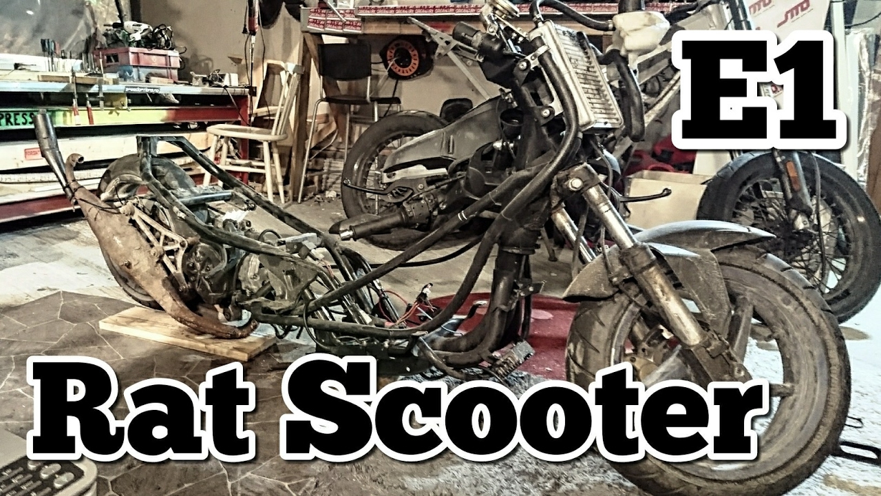 E1 - Aprilia SR50 RAT Scooter. RAT SCOOT