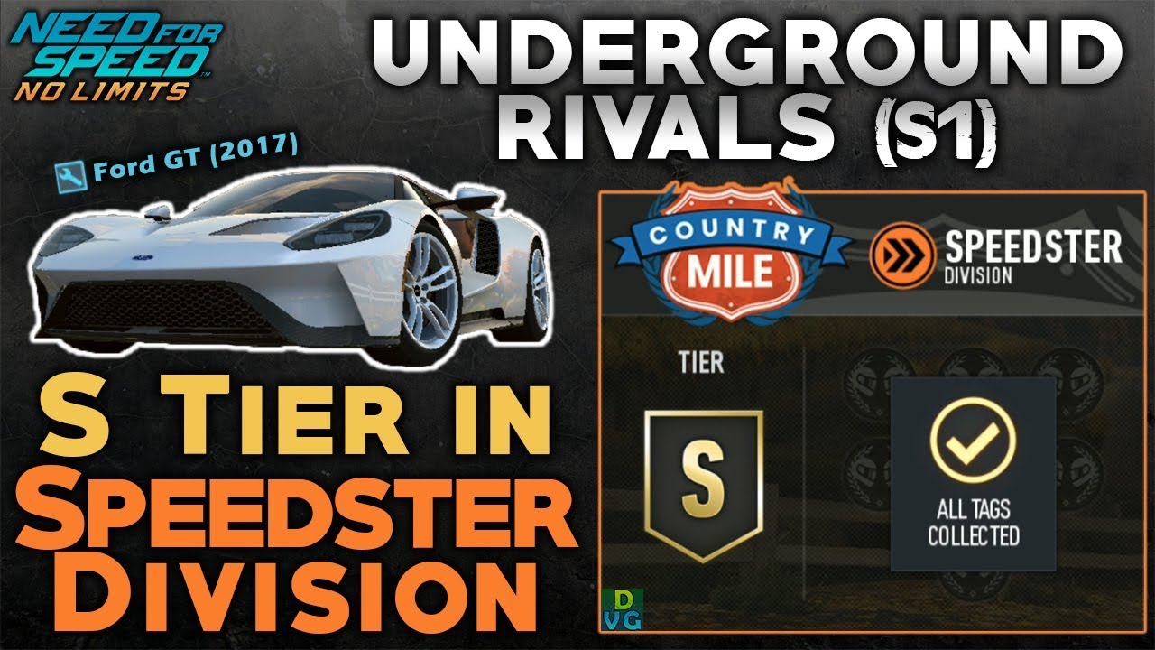NFS: No Limits | UGR S1 | Country Mile - S Tier in Speedster Division