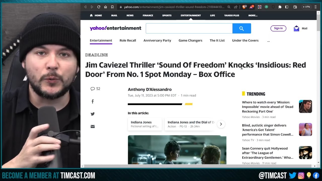 «Звук свободы» — НОМЕР ОДИН, фильм РАЗРУШИЛ кассовые сборы, люди сообщают о том, что их выгоняют ...