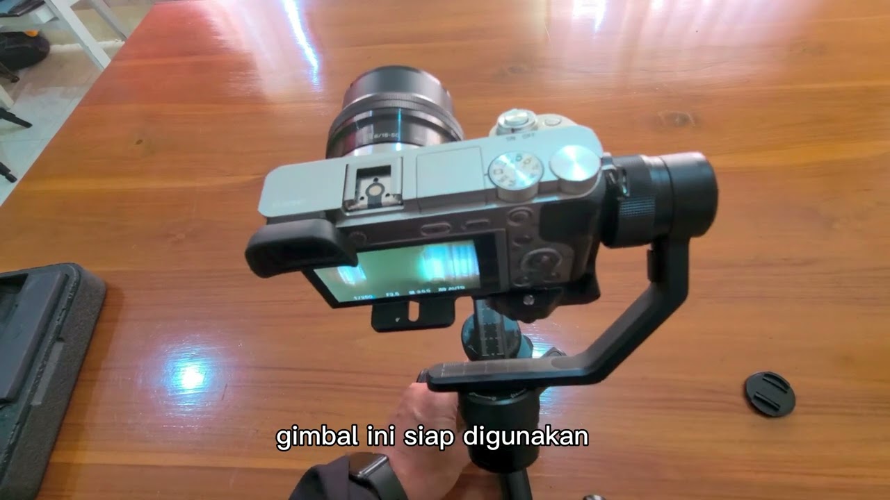 Cara Balancing Stabilizer/Gimbal FeiyuTech G6 Max dan koneksi ke Kamera (Sony @6000) dgn kabel data