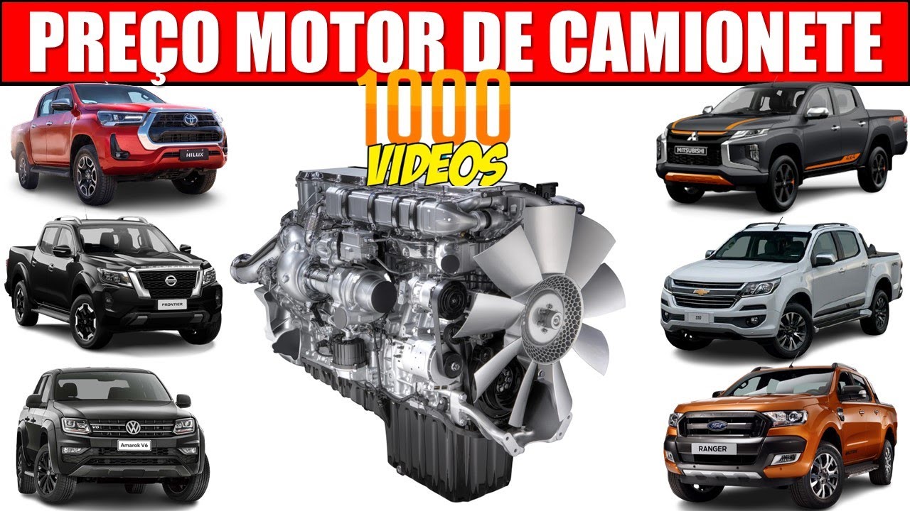 EP. 1000// Especial MILÉSIMO VÍDEO!! Quanto É O PREÇO do Motor da Hilux 2020? E Triton? E Amarok...