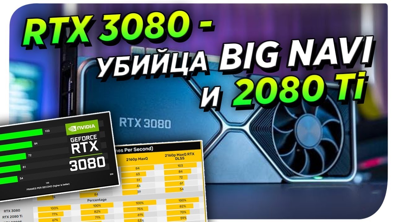 NVIDIA RTX 3080 - УБИЙЦА AMD BIG NAVI и 2080 Ti