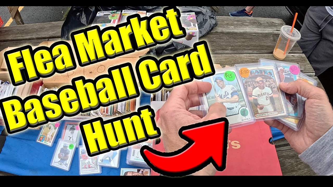 Flea Market Finds: Vintage Baseball Gloves,Sports Cards & More #fleamarketfinds #sportscards