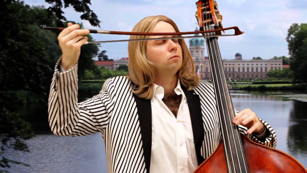 C. Saint-Saëns - The Swan - Double Bass and Harp